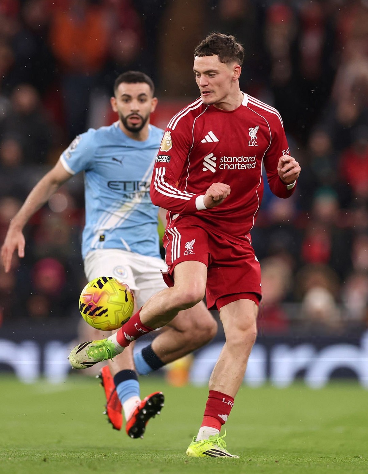 Florian Wirtz has completed more final third passes (462) than any other player in the Premier League this season. đŻđȘ