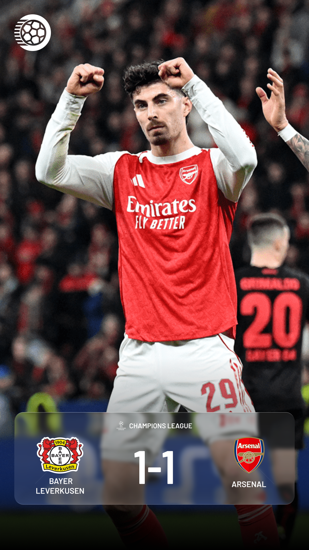 Bayer Leverkusen 1-1 Arsenal