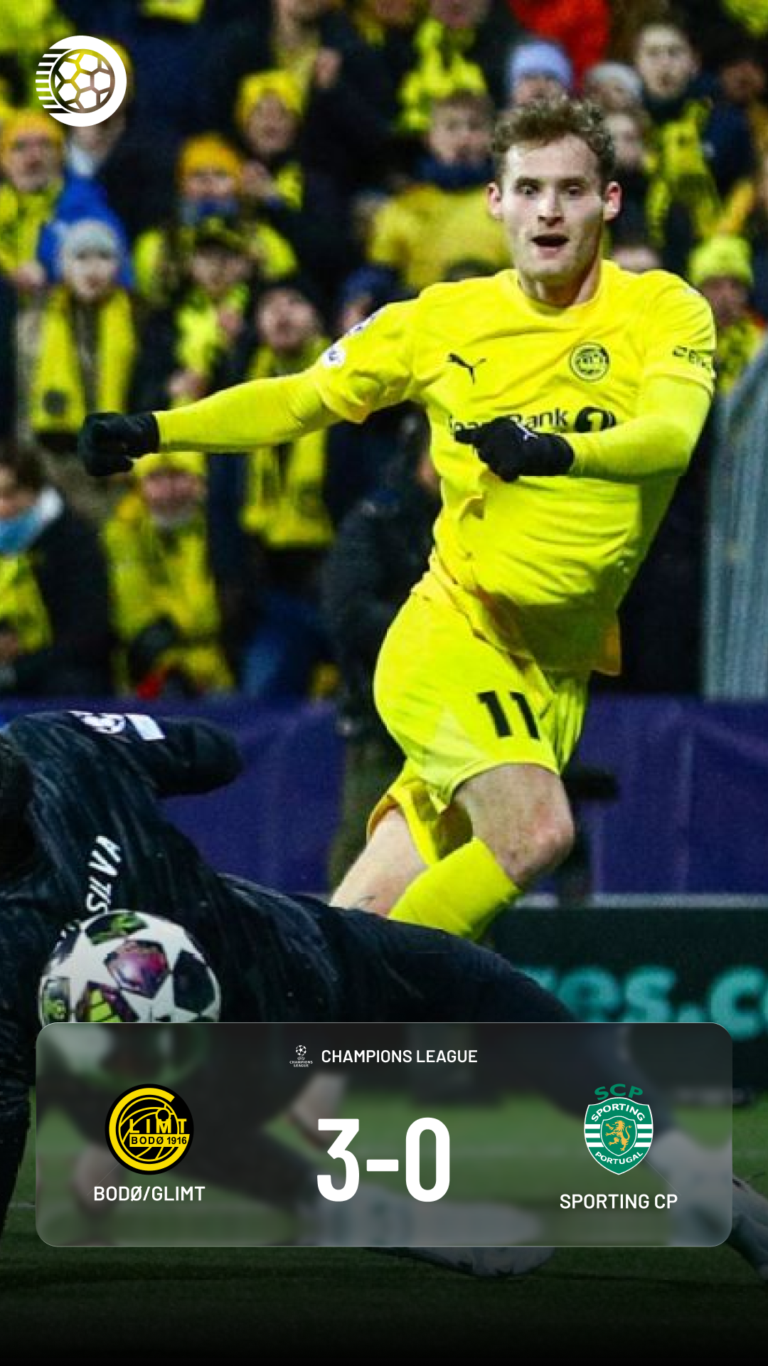 BodĂž/Glimt 3-0 Sporting CP