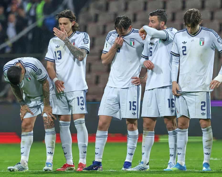 Italy miss out on third World Cup in a row
