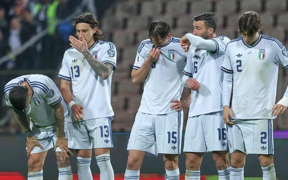 Italy miss out on third World Cup in a row