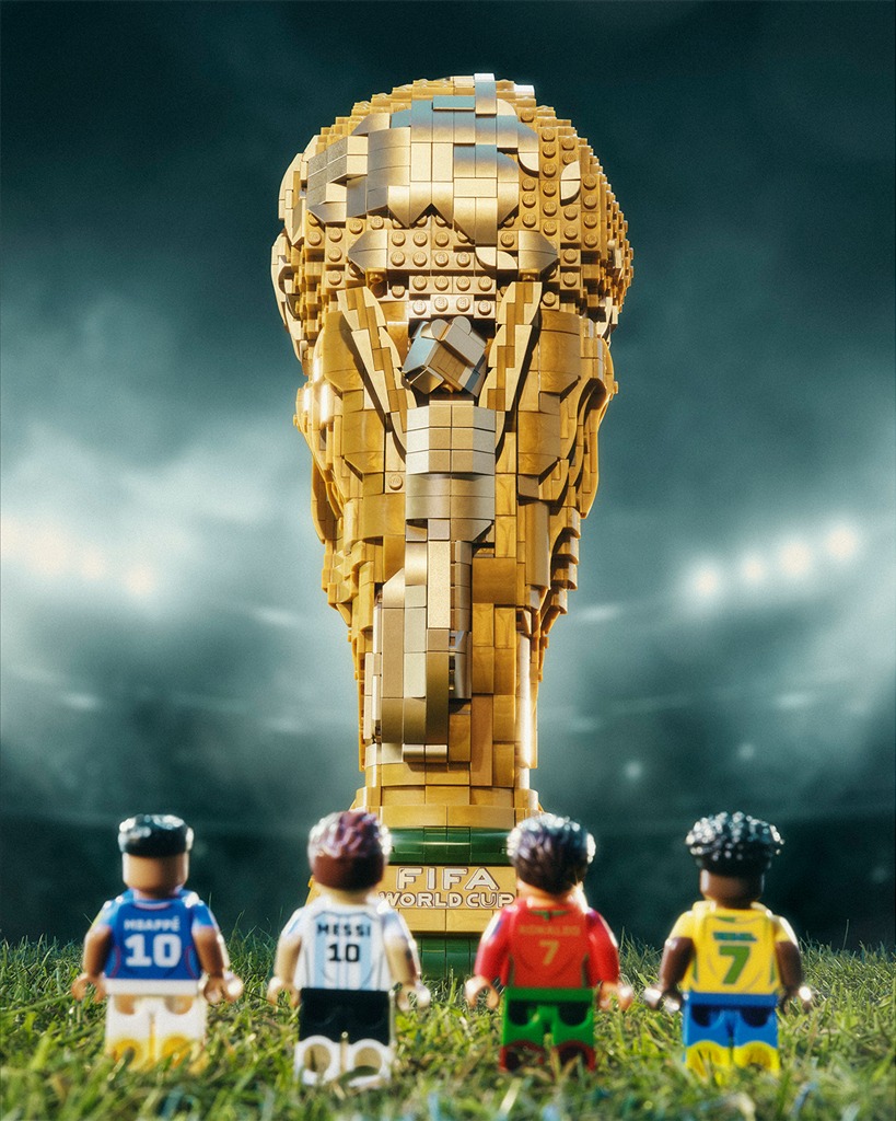 LEGO's World Cup ad puts Vinicius Jr. and Mbappé in the class of Leo Messi and Cristiano Ronaldo