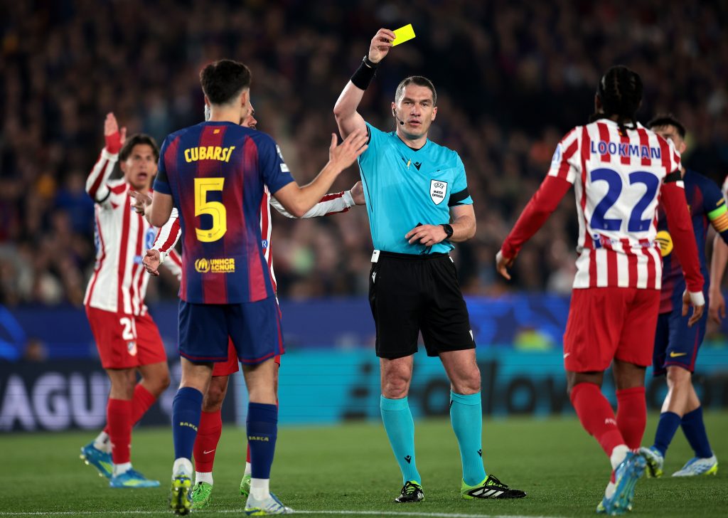 UEFA declare Barcelona complaint over refereeing in Atletico Madrid clash ‘inadmissible’