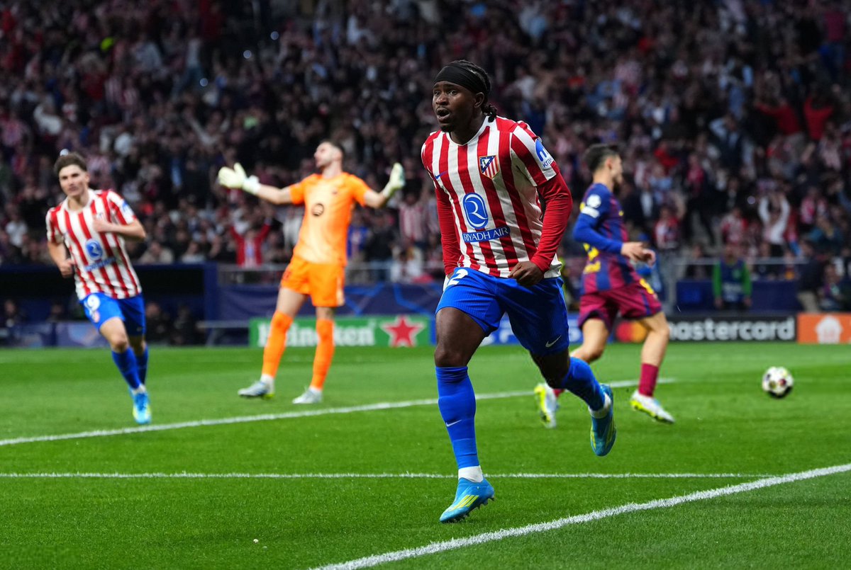 Atletico Madrid knock out Barcelona in chaotic Champions League thriller