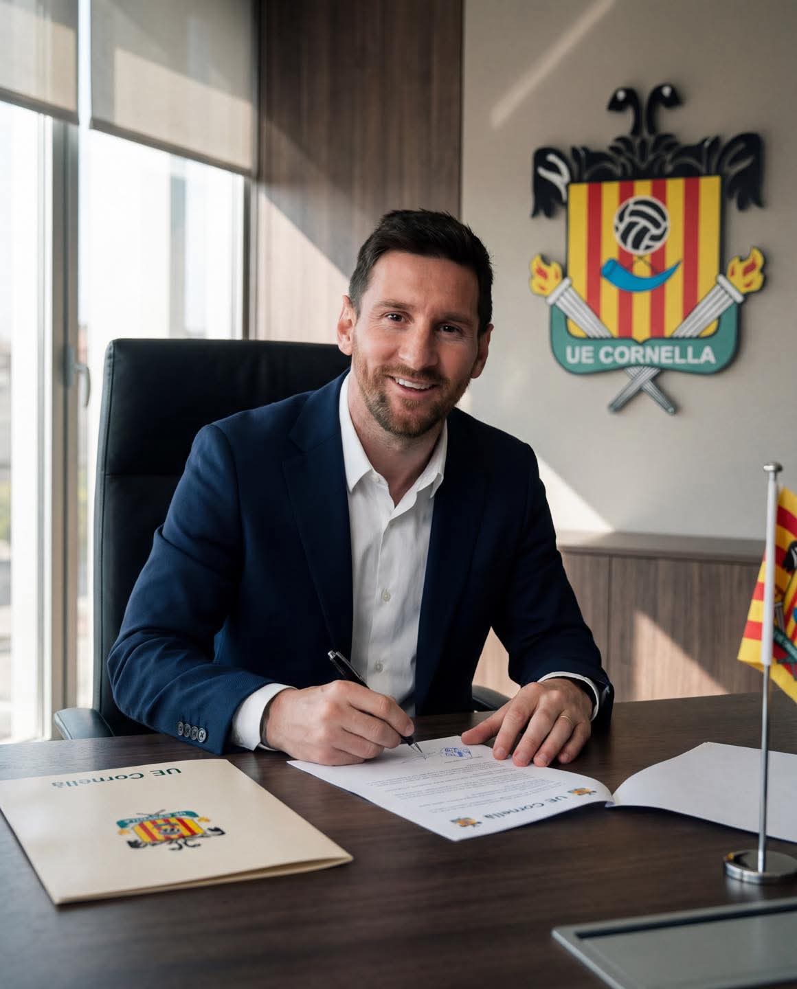 Lionel Messi becomes owner of Spanish club UE CornellĂ