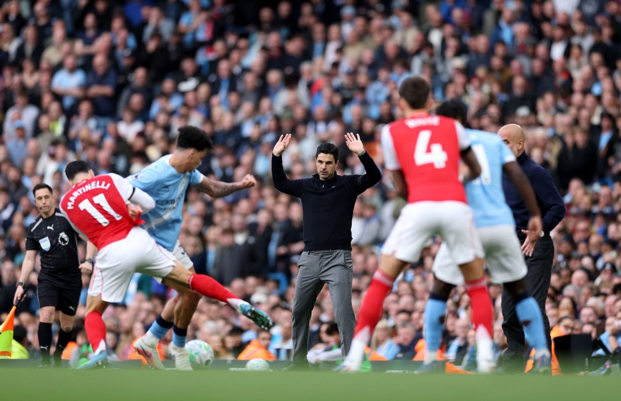 Arteta rues missed Arsenal chances in loss at Man City