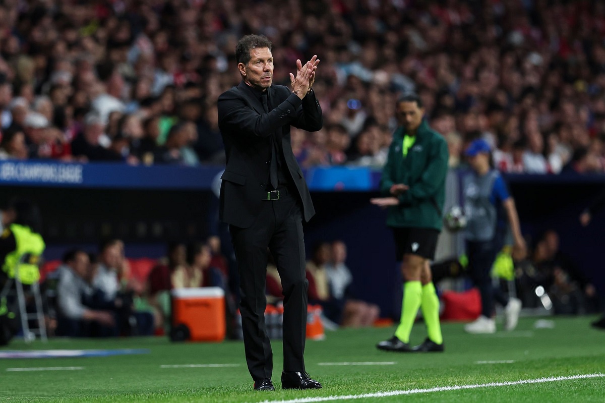 Simeone proud yet frustrated after Atletico held by Arsenal in semi-final first leg