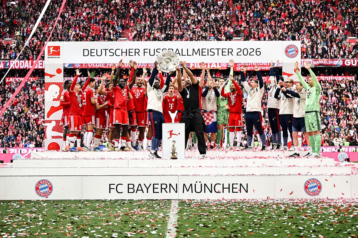Bayern celebrate 35th Bundesliga title with 5-1 thrashing of Koln