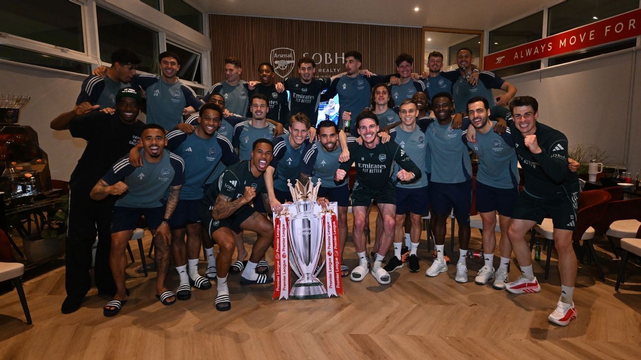 Arsenal end 8,060-day wait to become deserved Premier League champions