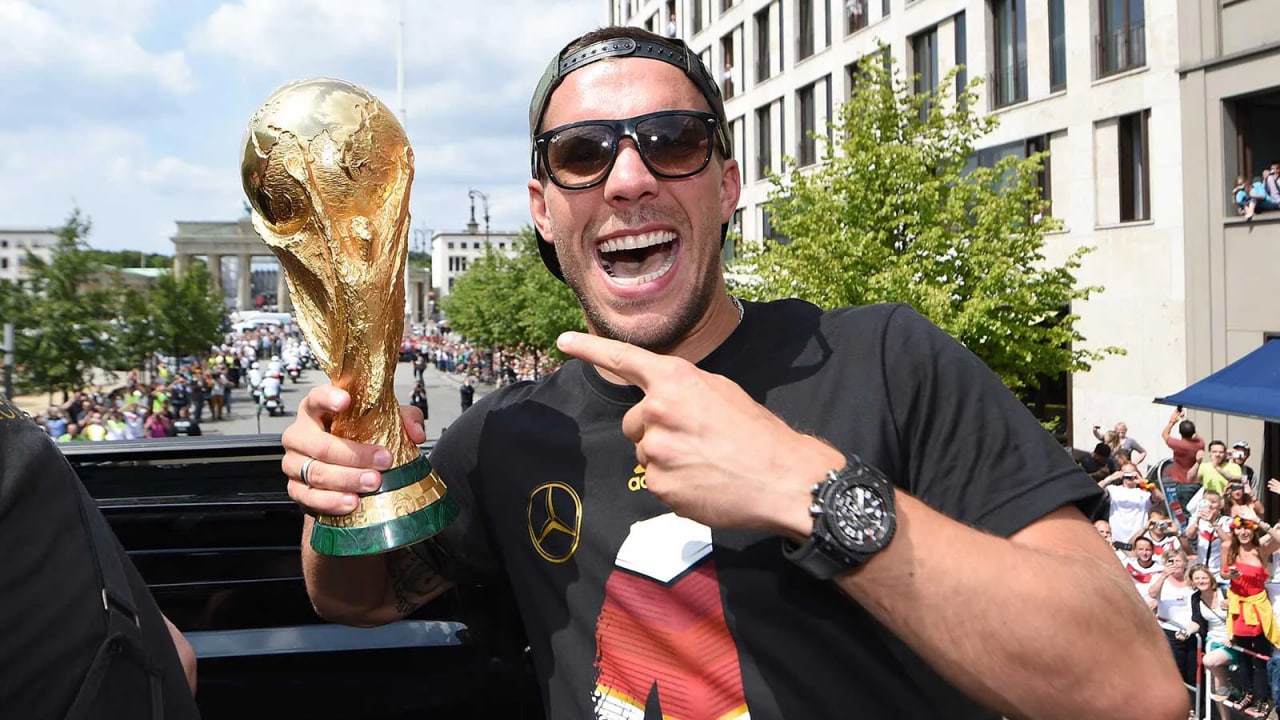 Lukas Podolski retires from professional football after World Cup-winning career