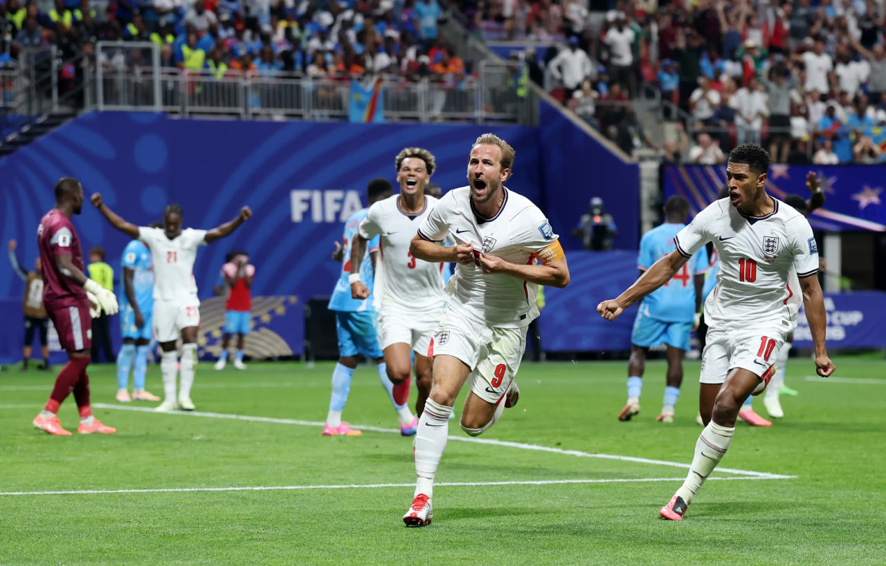 England complete comeback against DR Congo with Kane double