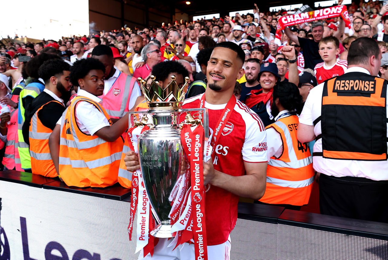Arsenal’s Saliba ruled out for extended period with back injury