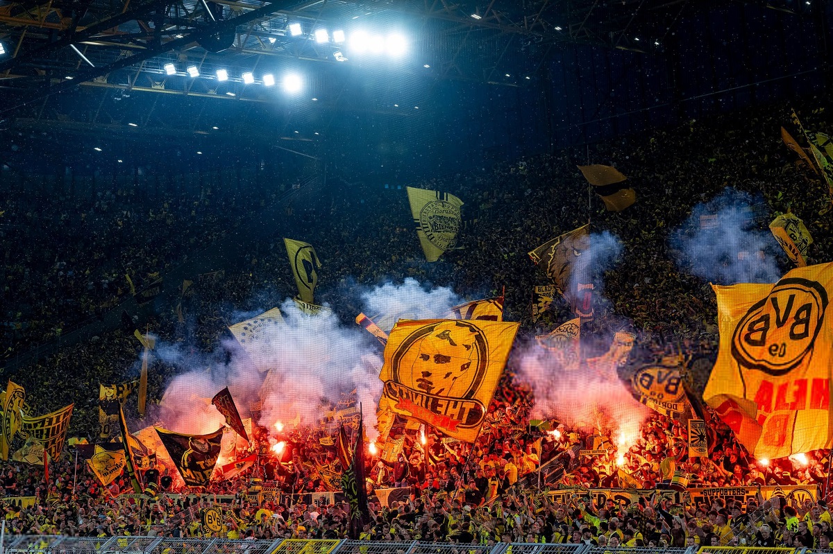 Dortmund leave section empty after just 39 Villarreal fans attend Champions League clash